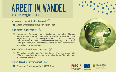 Weiterbildungsseminare zum Thema „Arbeit im Wandel in der Region Trier“